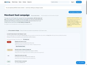 AkOOre.com F.A.Q.: How does AkOOre run Shopping ads from my Merchant Center feed?